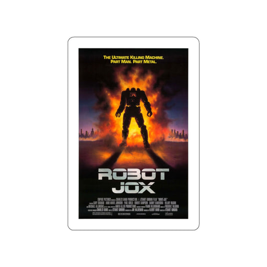 ROBOTJOX (TEASER) 1989 Movie Poster STICKER Vinyl Die-Cut Decal-White-The Sticker Space