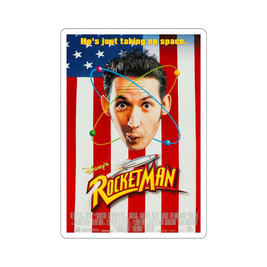 Rocketman 1997 Movie Poster STICKER Vinyl Die-Cut Decal-6 Inch-The Sticker Space