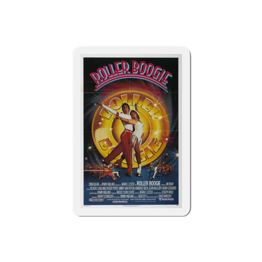Roller Boogie 1979 Movie Poster Die-Cut Magnet-2 Inch-The Sticker Space
