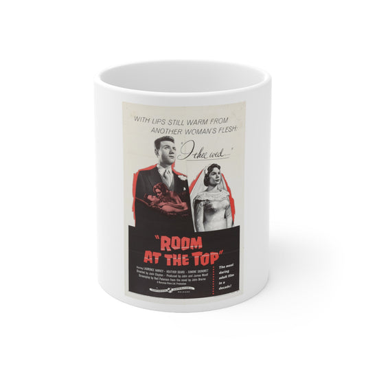 Room at the Top 1959 Movie Poster - White Coffee Cup 11oz-11oz-The Sticker Space