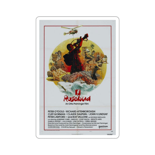 Rosebud 1975 Movie Poster STICKER Vinyl Die-Cut Decal-6 Inch-The Sticker Space
