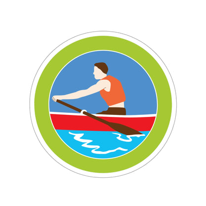 Rowing (Boy Scouts Merit Badge) STICKER Vinyl Die-Cut Decal-4 Inch-The Sticker Space