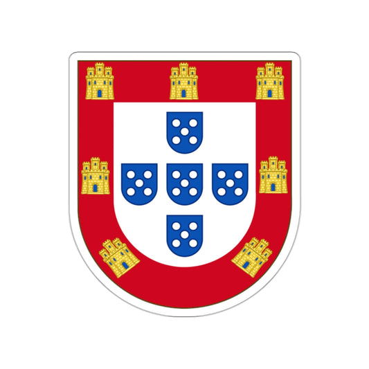 Royal Arms of Portugal STICKER Vinyl Die-Cut Decal-White-The Sticker Space