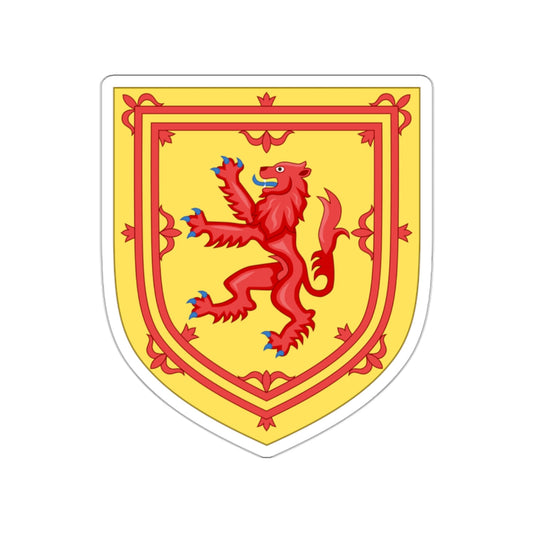 Royal Arms of the Kingdom of Scotland STICKER Vinyl Die-Cut Decal-White-The Sticker Space