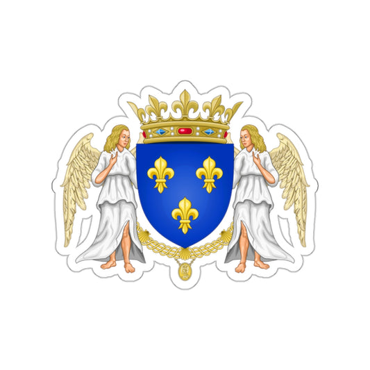 Royal Coat of Arms of Valois France STICKER Vinyl Die-Cut Decal-White-The Sticker Space