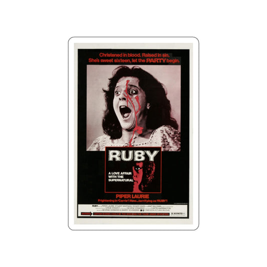 RUBY 1977 Movie Poster STICKER Vinyl Die-Cut Decal-White-The Sticker Space
