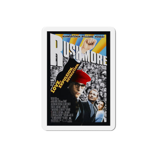 Rushmore 1998 Movie Poster Die-Cut Magnet-2" x 2"-The Sticker Space