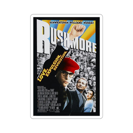 Rushmore 1998 Movie Poster STICKER Vinyl Die-Cut Decal-6 Inch-The Sticker Space