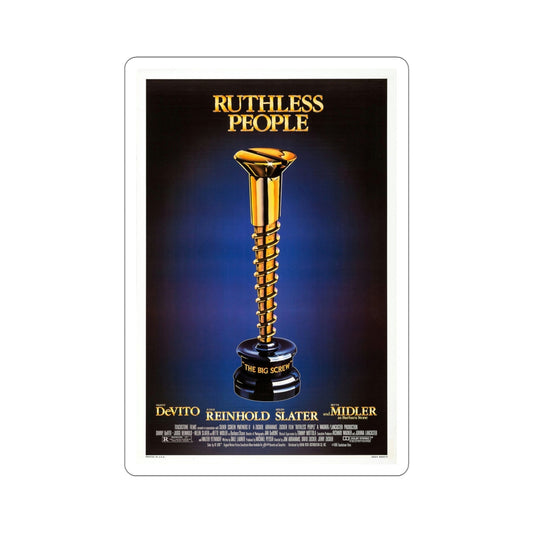 Ruthless People 1986 Movie Poster STICKER Vinyl Die-Cut Decal-6 Inch-The Sticker Space