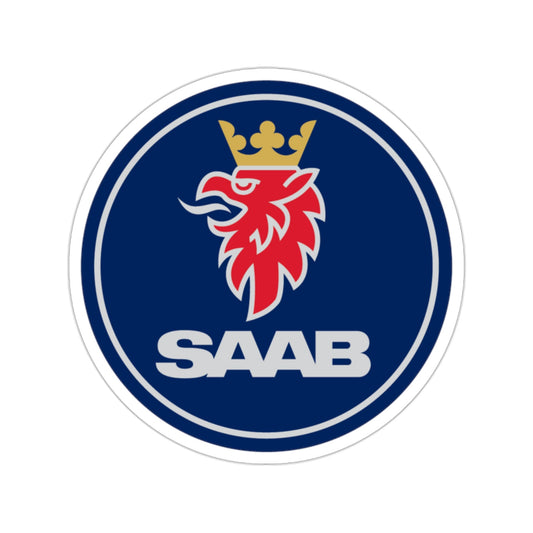 Saab Car Logo STICKER Vinyl Die-Cut Decal-2 Inch-The Sticker Space
