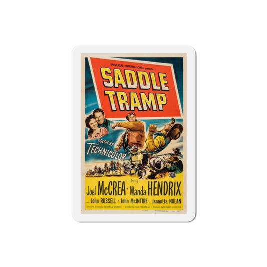 Saddle Tramp 1950 Movie Poster Die-Cut Magnet-2 Inch-The Sticker Space