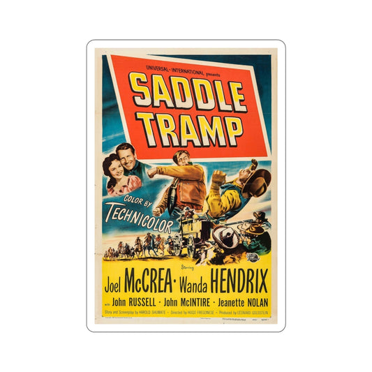 Saddle Tramp 1950 Movie Poster STICKER Vinyl Die-Cut Decal-6 Inch-The Sticker Space