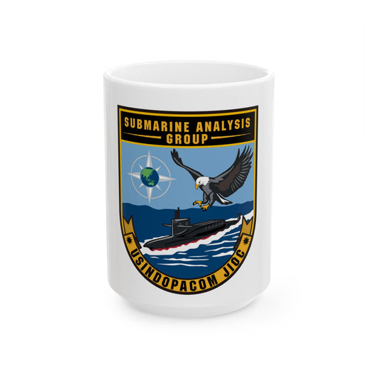 SAG USINDOPACOM JIOC (U.S. Navy) White Coffee Mug-15oz-The Sticker Space