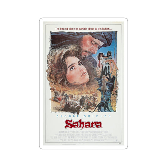 Sahara 1984 Movie Poster STICKER Vinyl Die-Cut Decal-6 Inch-The Sticker Space