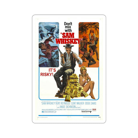 Sam Whiskey 1969 Movie Poster STICKER Vinyl Die-Cut Decal-6 Inch-The Sticker Space