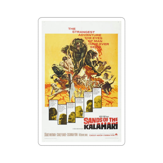 Sands of the Kalahari 1965 Movie Poster STICKER Vinyl Die-Cut Decal-6 Inch-The Sticker Space