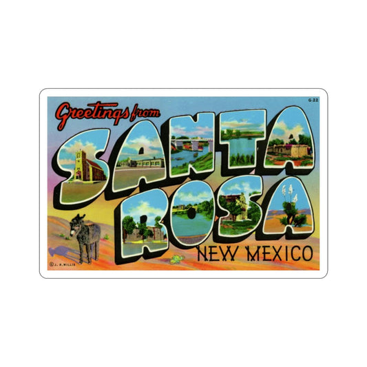 Santa Rosa New Mexico (Greeting Cards) STICKER Vinyl Die-Cut Decal-6 Inch-The Sticker Space