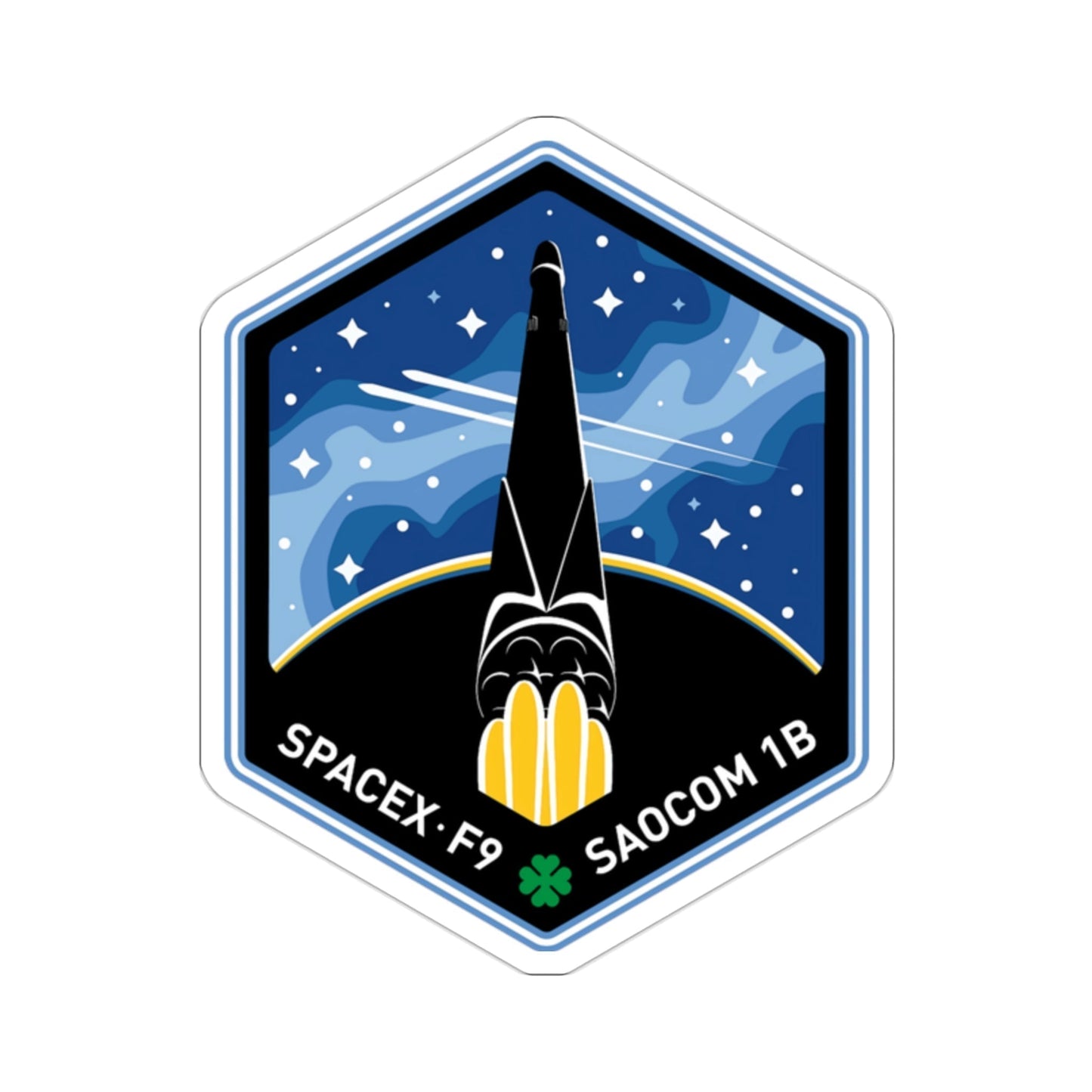 SAOCOM 1B (SpaceX) STICKER Vinyl Die-Cut Decal-2 Inch-The Sticker Space