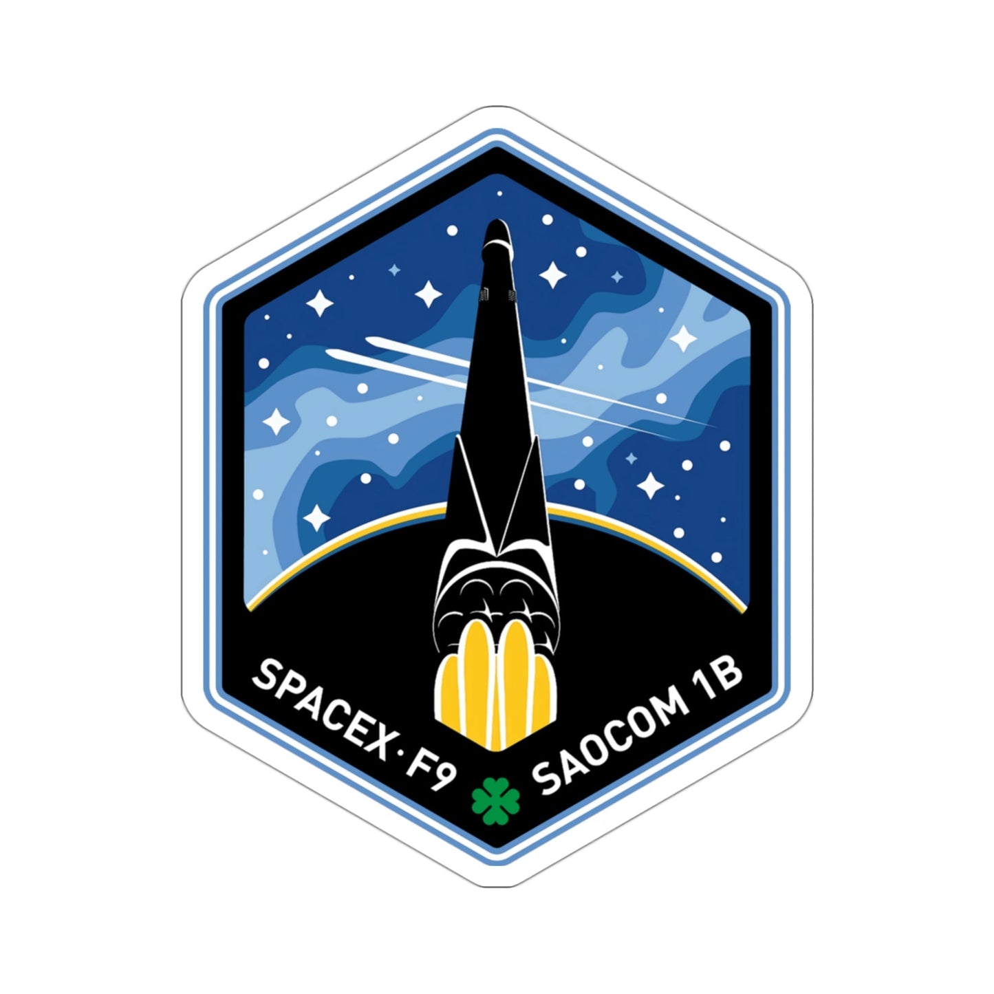 SAOCOM 1B (SpaceX) STICKER Vinyl Die-Cut Decal-3 Inch-The Sticker Space