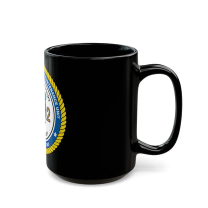 Seabee Unit 202 CBMU 202 (U.S. Navy) Black Coffee Mug-The Sticker Space