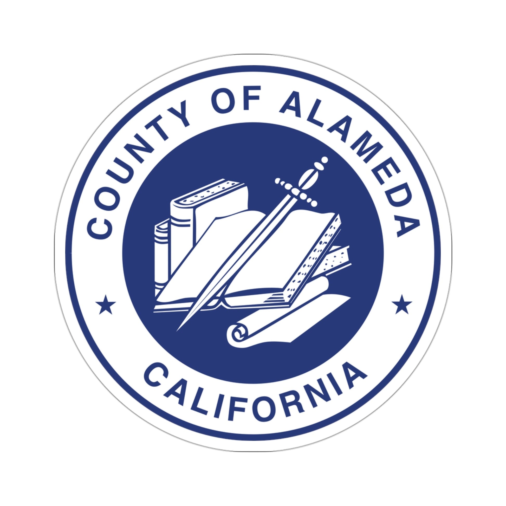 Seal of Alameda County, California USA STICKER Vinyl Die-Cut Decal-3 Inch-The Sticker Space