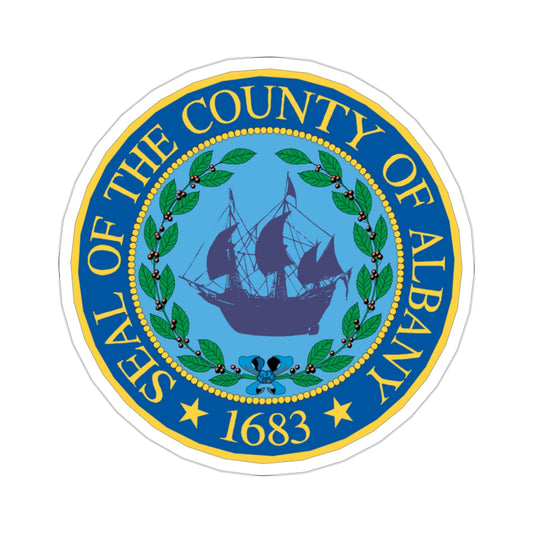 Seal of Albany County, New York USA STICKER Vinyl Die-Cut Decal-2 Inch-The Sticker Space