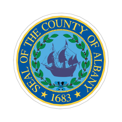 Seal of Albany County, New York USA STICKER Vinyl Die-Cut Decal-4 Inch-The Sticker Space