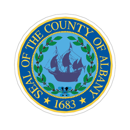 Seal of Albany County, New York USA STICKER Vinyl Die-Cut Decal-6 Inch-The Sticker Space