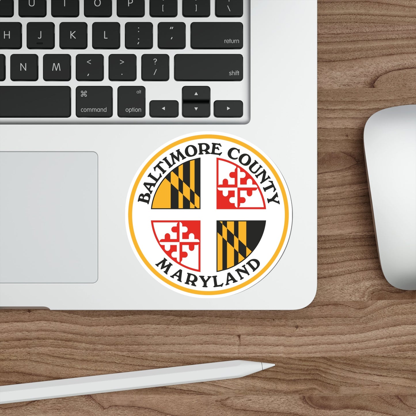 Seal of Baltimore County, Maryland USA STICKER Vinyl Die-Cut Decal-The Sticker Space