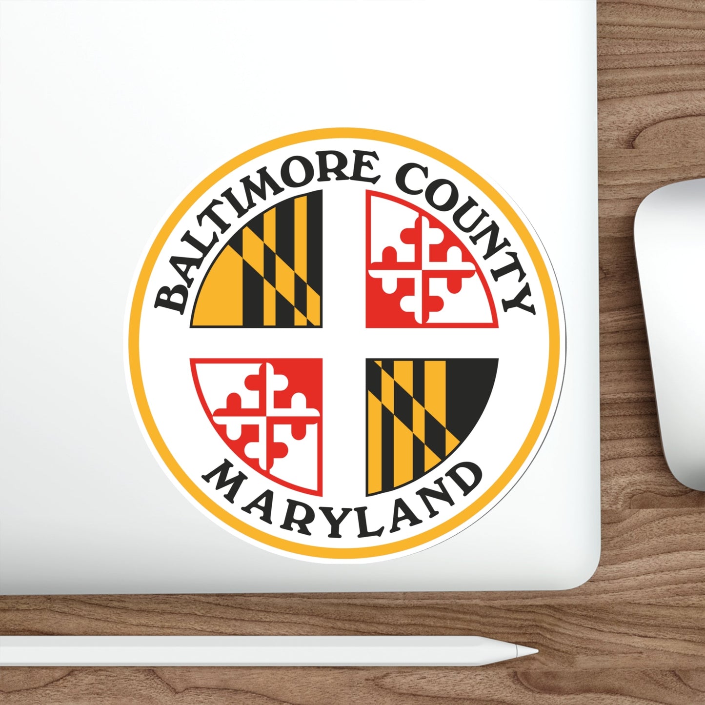 Seal of Baltimore County, Maryland USA STICKER Vinyl Die-Cut Decal-The Sticker Space