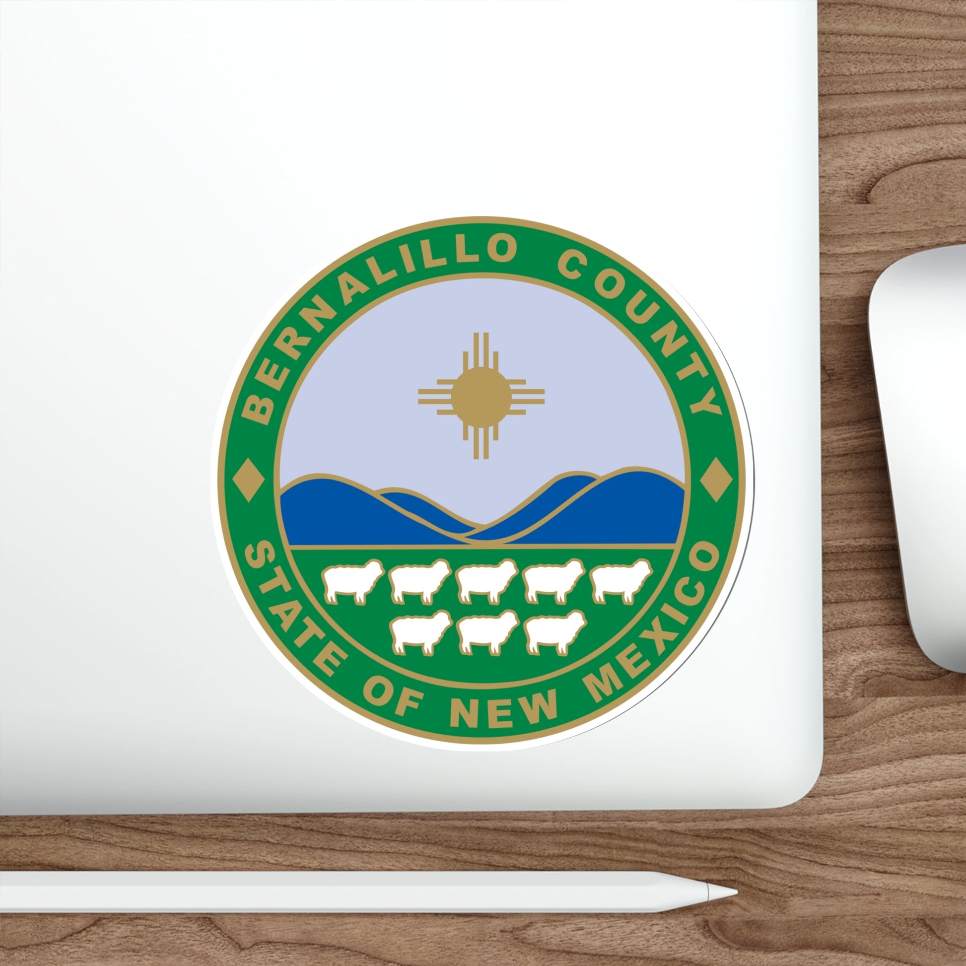 Seal of Bernalillo County, New Mexico USA STICKER Vinyl Die-Cut Decal-The Sticker Space