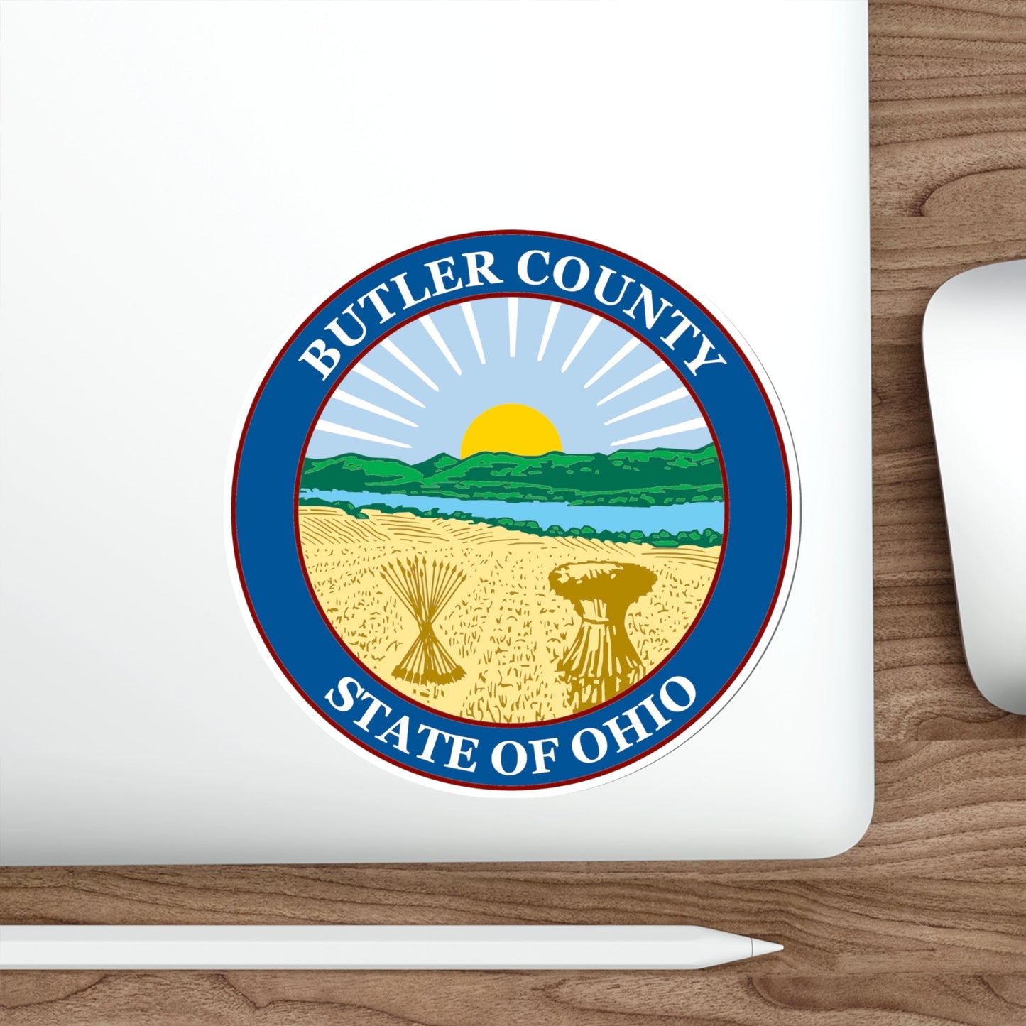 Seal of Butler County, Ohio USA STICKER Vinyl Die-Cut Decal-The Sticker Space