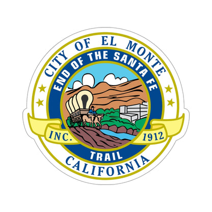 Seal of El Monte California USA STICKER Vinyl Die-Cut Decal-5 Inch-The Sticker Space