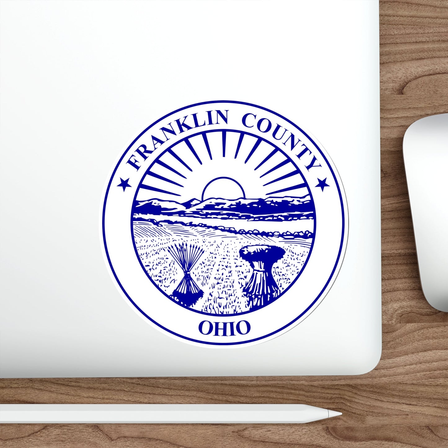 Seal of Franklin County, Ohio USA STICKER Vinyl Die-Cut Decal-The Sticker Space