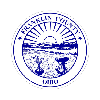 Seal of Franklin County, Ohio USA STICKER Vinyl Die-Cut Decal-3 Inch-The Sticker Space