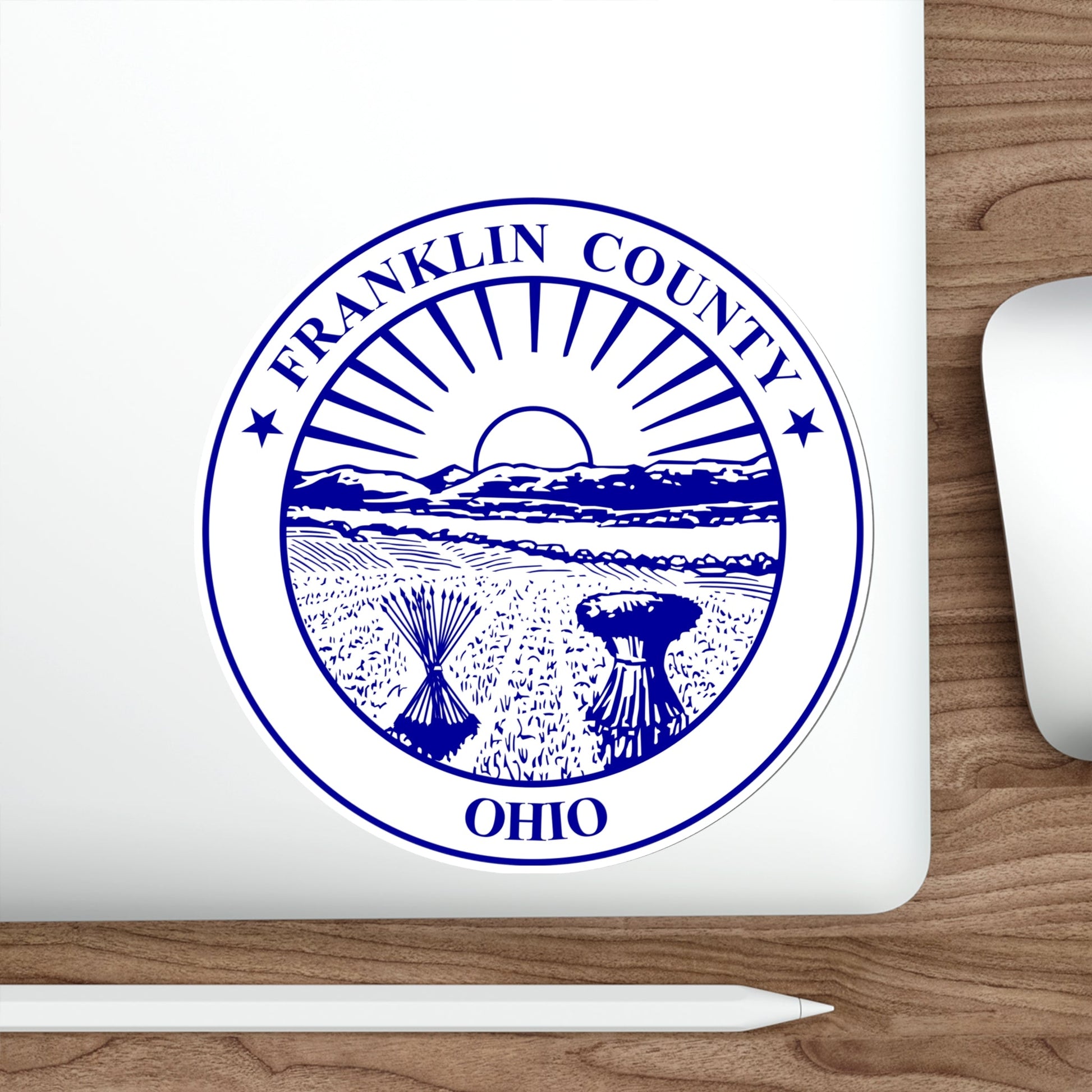 Seal of Franklin County, Ohio USA STICKER Vinyl Die-Cut Decal-The Sticker Space