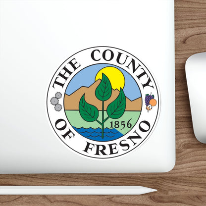 Seal of Fresno County, California USA STICKER Vinyl Die-Cut Decal-The Sticker Space