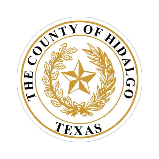 Seal of Hidalgo County, Texas USA STICKER Vinyl Die-Cut Decal-2 Inch-The Sticker Space