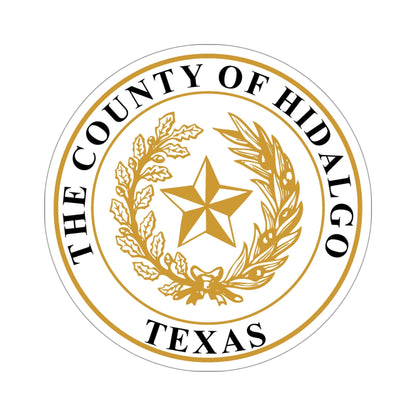 Seal of Hidalgo County, Texas USA STICKER Vinyl Die-Cut Decal-4 Inch-The Sticker Space