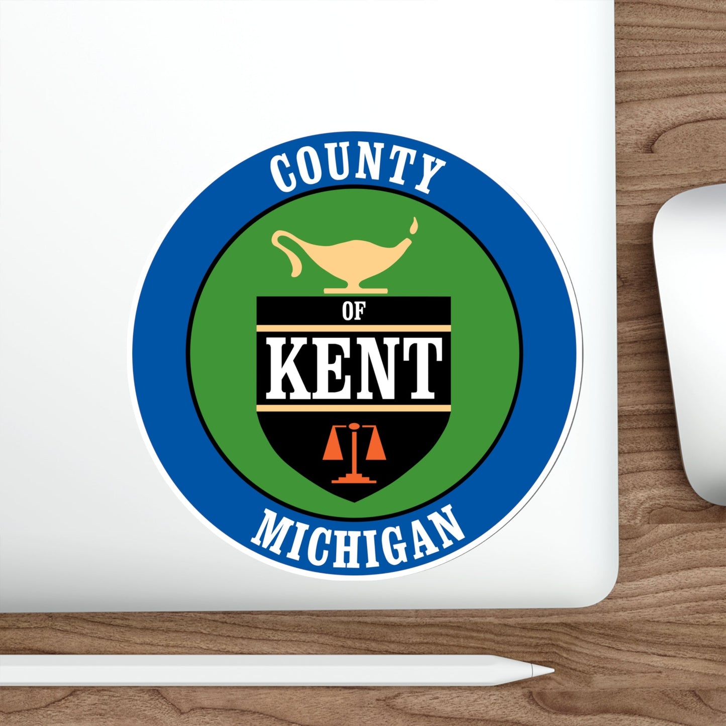 Seal of Kent County, Michigan USA STICKER Vinyl Die-Cut Decal-The Sticker Space