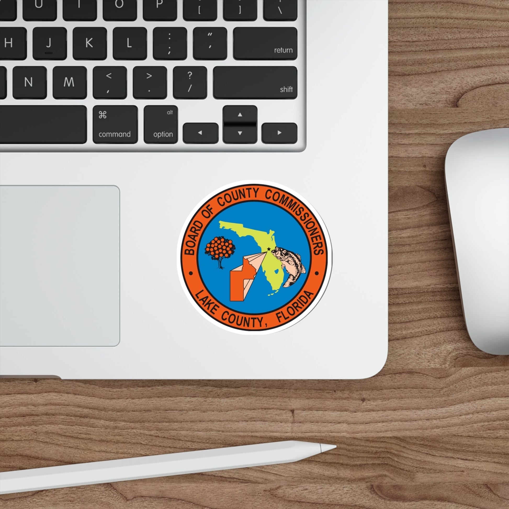 Seal of Lake County, Florida USA STICKER Vinyl Die-Cut Decal-The Sticker Space