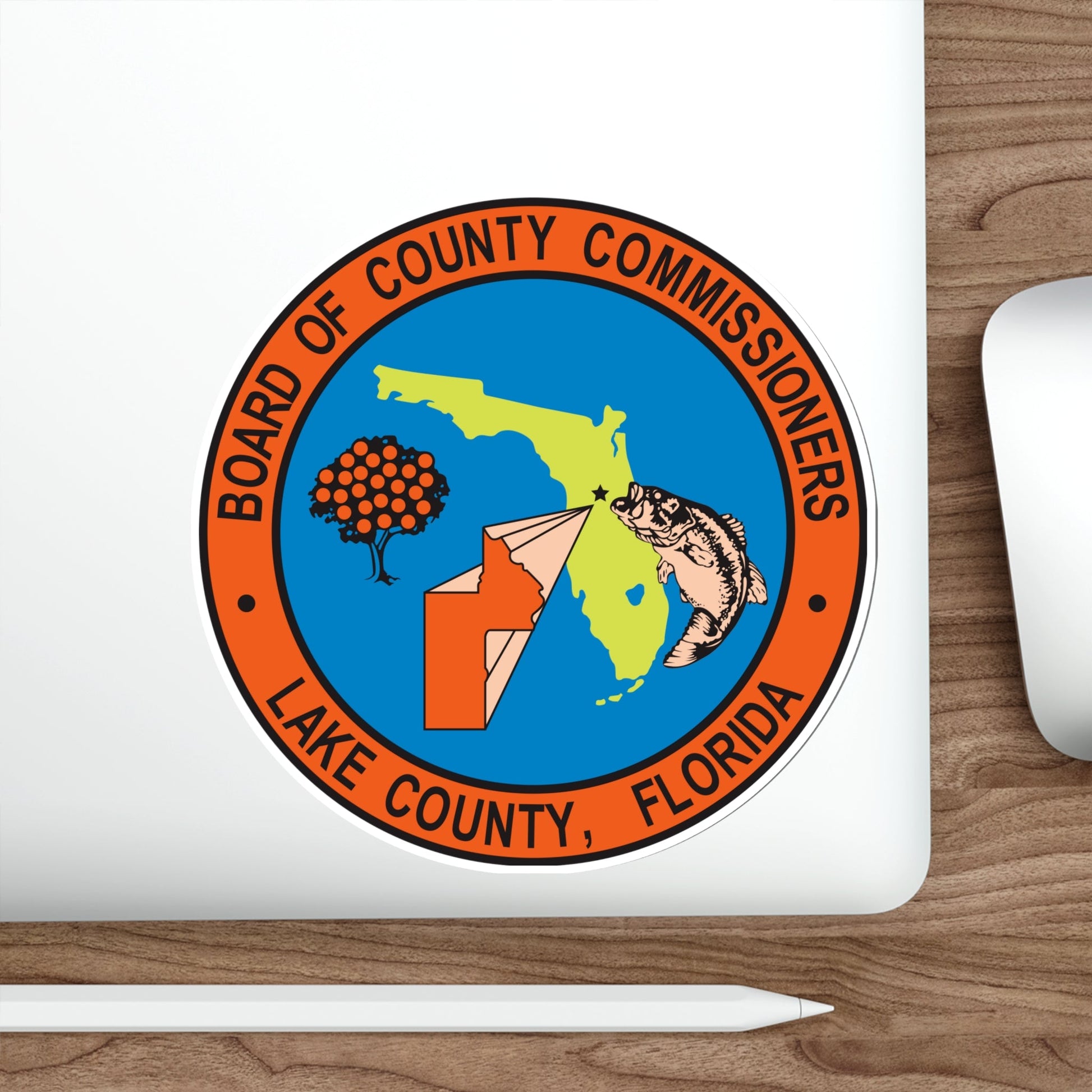 Seal of Lake County, Florida USA STICKER Vinyl Die-Cut Decal-The Sticker Space