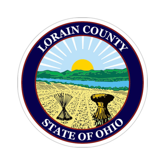 Seal of Lorain County, Ohio USA STICKER Vinyl Die-Cut Decal-2 Inch-The Sticker Space