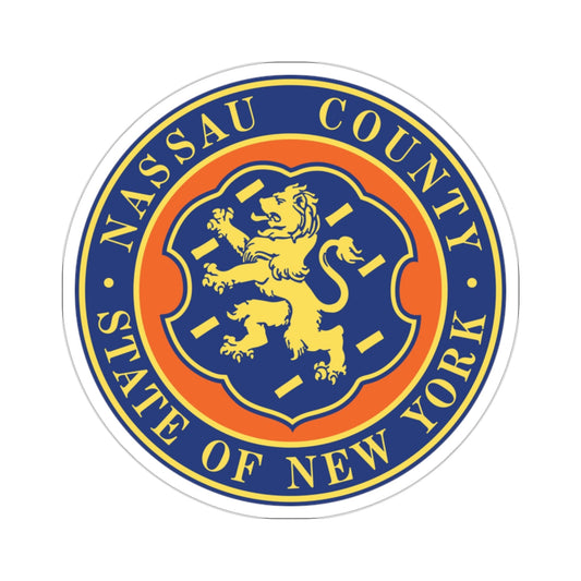 Seal of Nassau County, New York USA STICKER Vinyl Die-Cut Decal-2 Inch-The Sticker Space