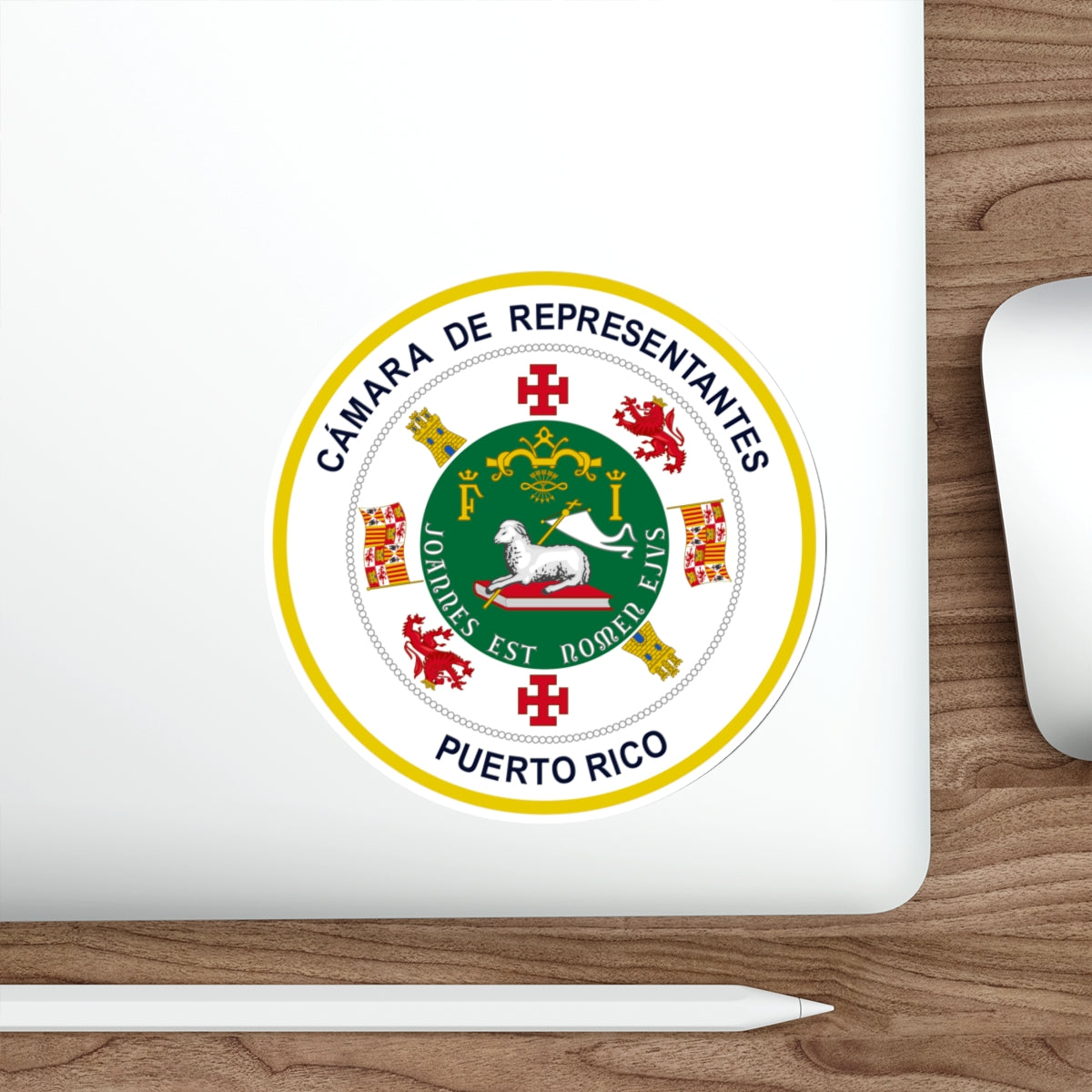 Seal of Puerto Rico House of Representatives STICKER Vinyl Die-Cut Decal-The Sticker Space