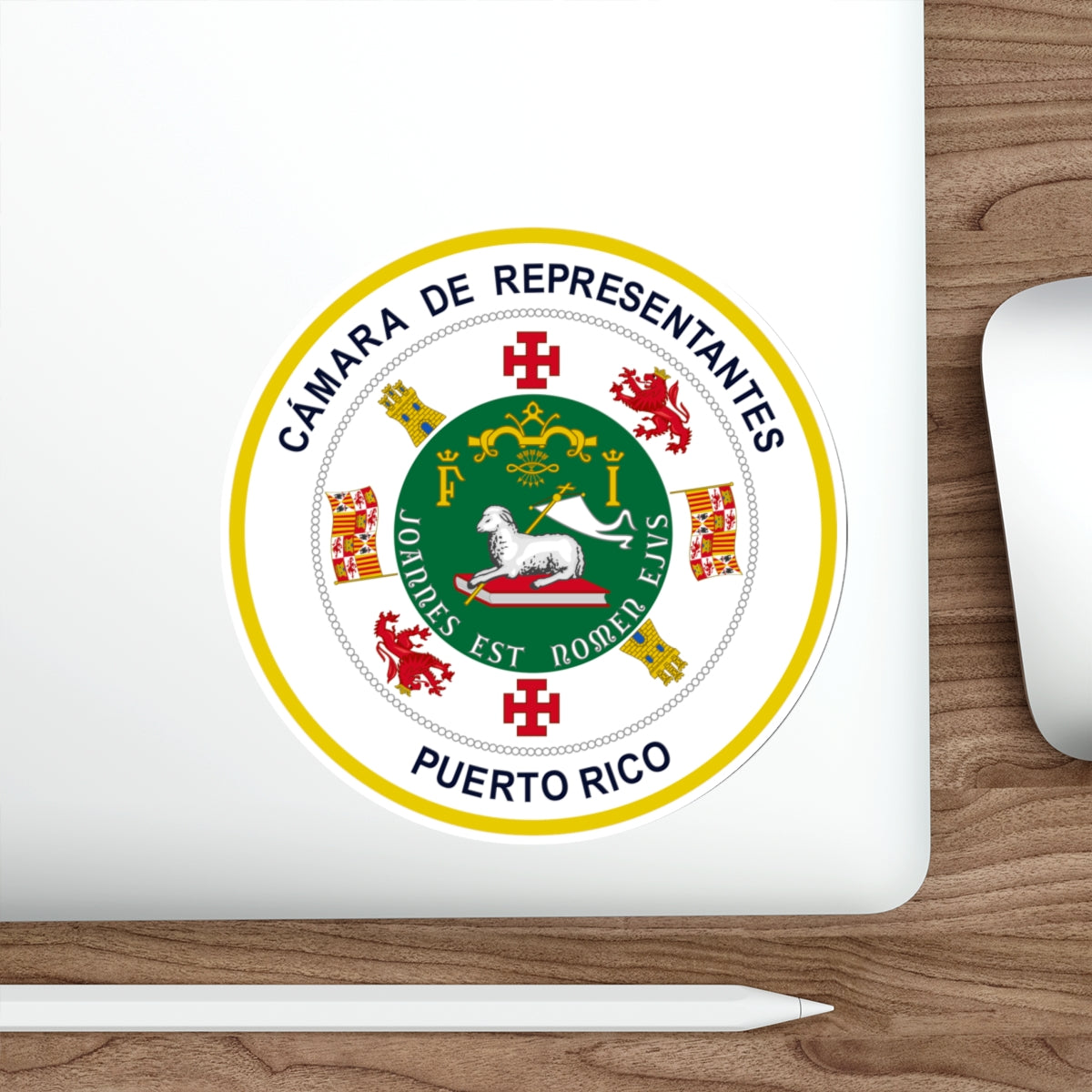 Seal of Puerto Rico House of Representatives STICKER Vinyl Die-Cut Decal-The Sticker Space