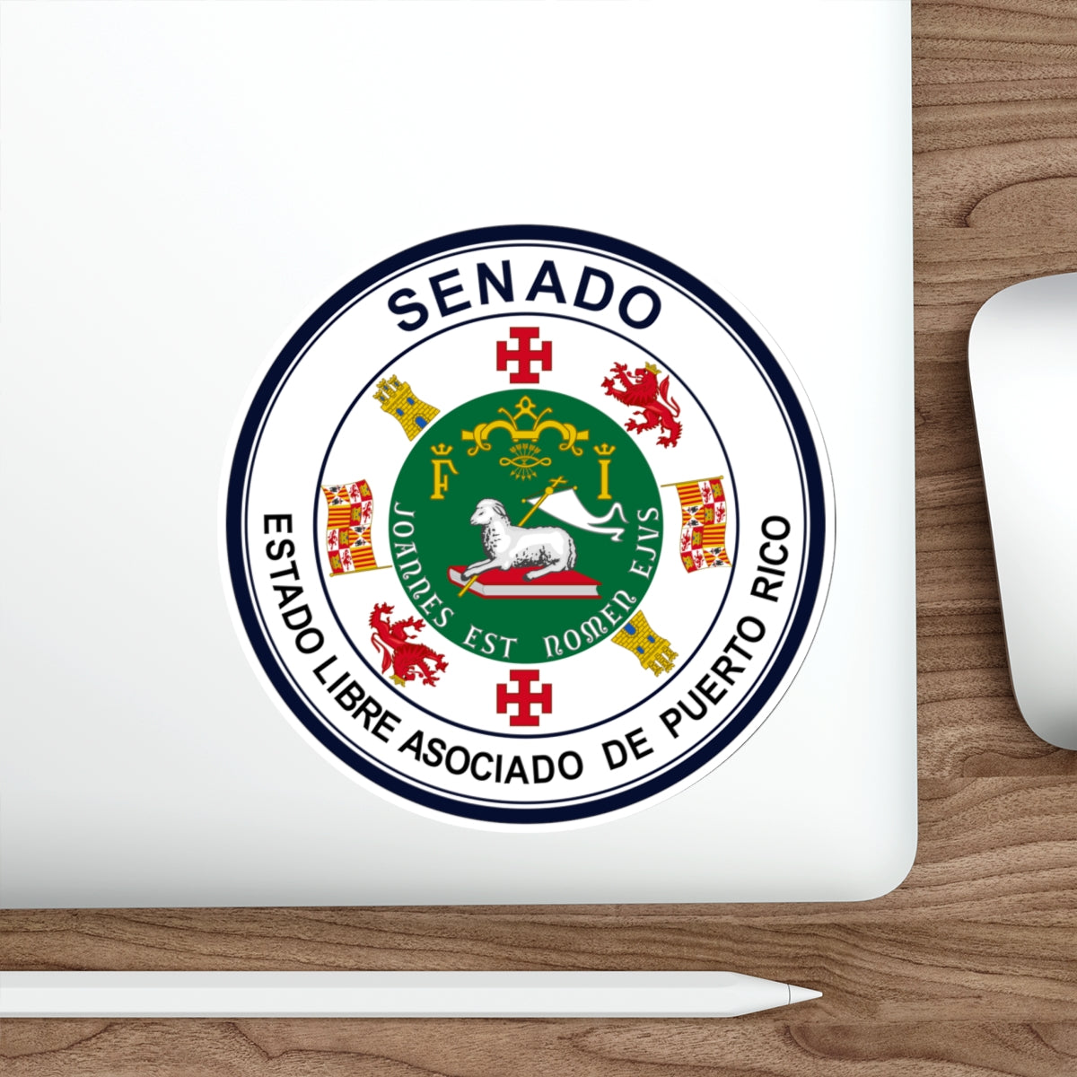 Seal of Puerto Rico Senate STICKER Vinyl Die-Cut Decal-The Sticker Space