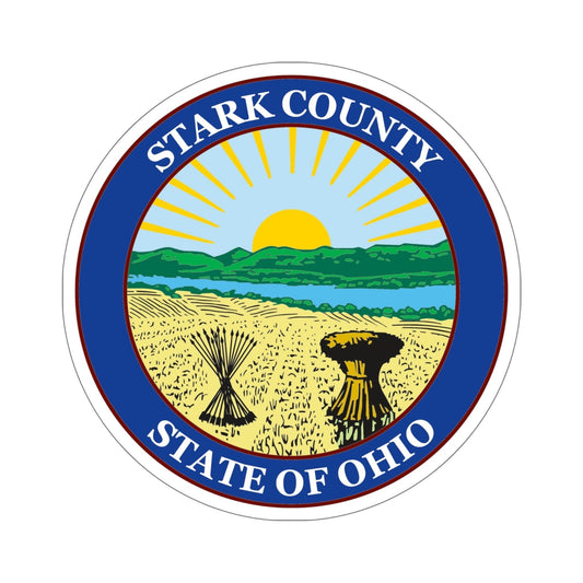 Seal of Stark County, Ohio USA STICKER Vinyl Die-Cut Decal-6 Inch-The Sticker Space
