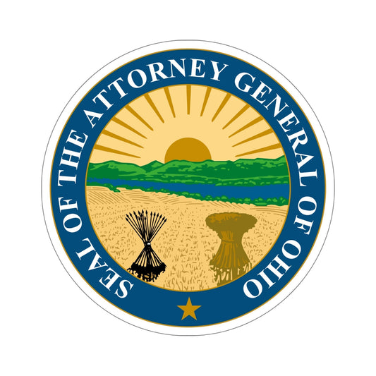 Seal of the Attorney General of Ohio STICKER Vinyl Die-Cut Decal-6 Inch-The Sticker Space