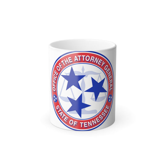 Seal of the Attorney General of Tennessee - Color Changing Mug 11oz-11oz-The Sticker Space